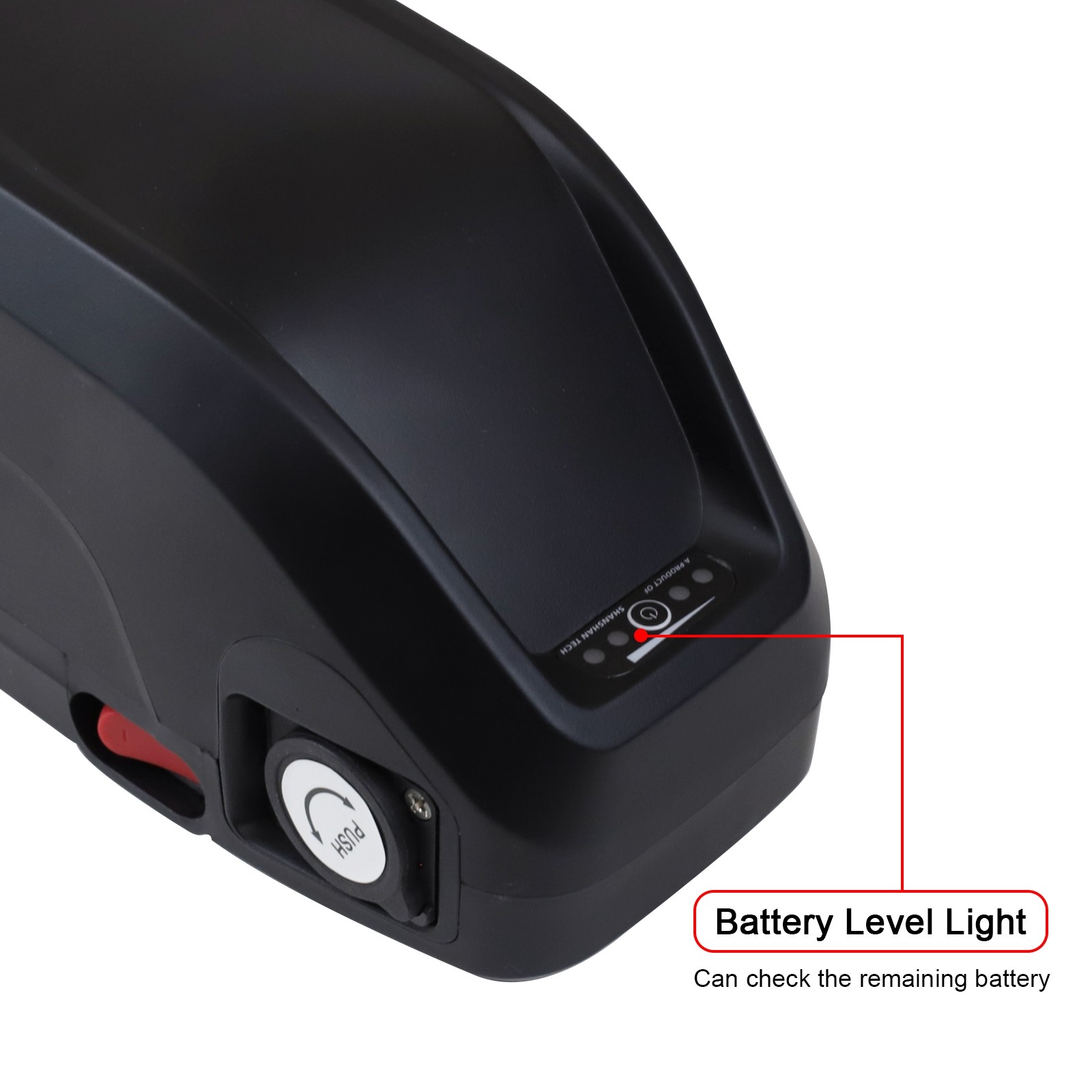 Voilamart Ebike Battery 48V 13AH Hailong Electric Lithium ion Bike Battery with Charger 4 Pin Base Plate USB Port for 1000W 750W 500W 350W 250W Bafang or other Motor 48V 13AH 4 Pin USB