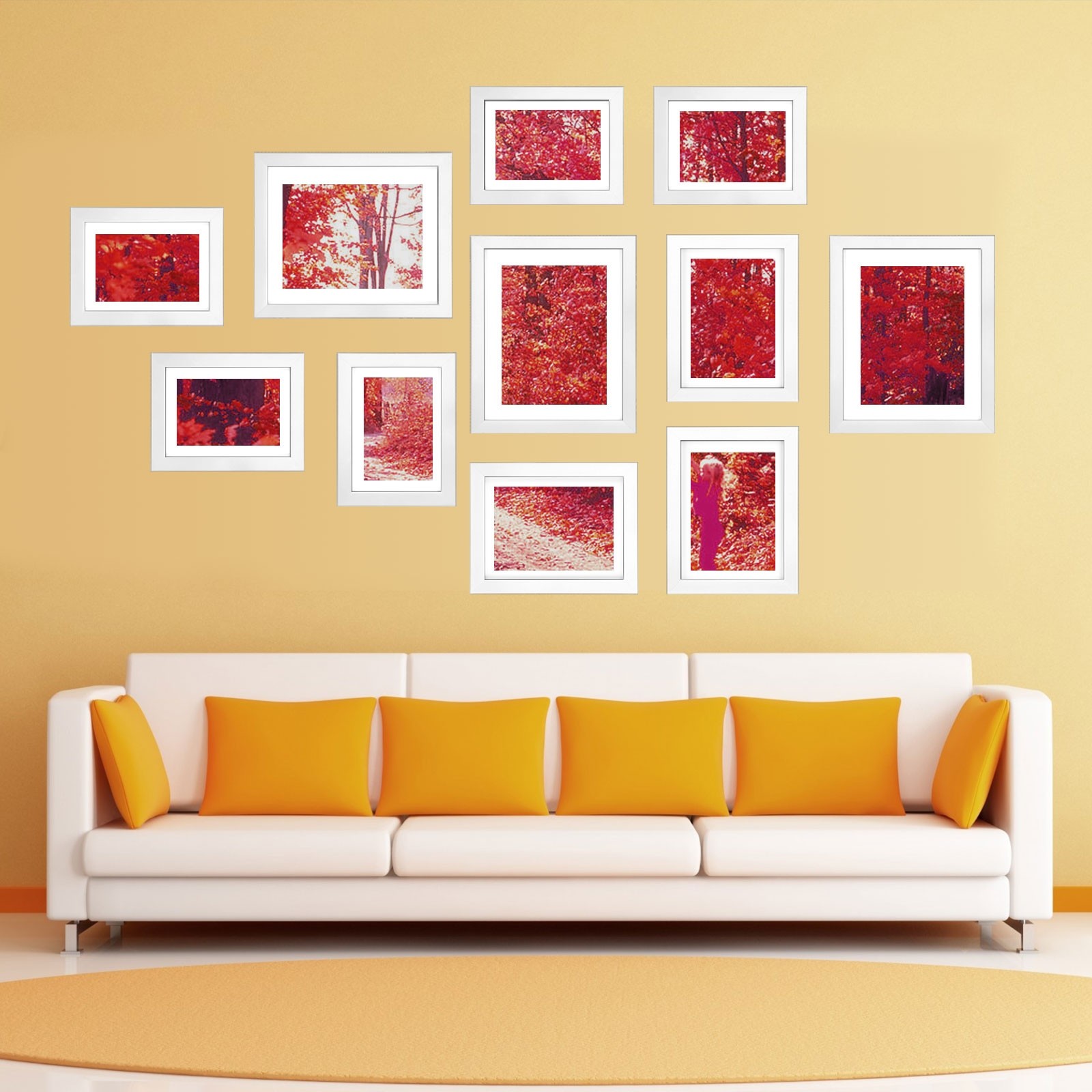 Voilamart Photo Frames Set of 11 Wall Hanging Decor Gallery Collage