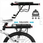 50KG Bicycle Rear Rack Bike Carrier Bracket Pannier Bag Cycle Seat Luggage Net