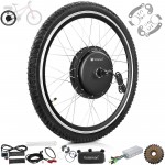 Voilamart 24" 1KW Rear 135mm Electric Bicycle Motor Conversion Kit EBike Motor Wheel Kit Standard Type (Ship to Croatia)
