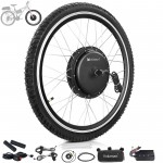 Voilamart 2000W 27.5" Electric Bicycle Conversion Kit Ebike Motor Cycling Hub Front Wheel (Thumb Throttle)