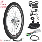 Voilamart 36V 250W 26" Front Wheel Electric Bicycle Conversion Kit Speed Hub Motor Cycling