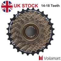 Voilamart 7 Speed Freewheel Block Screw On Cassette Cog 14-28 T Bicycle Bike MTB