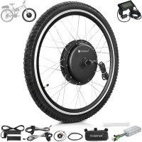 Voilamart 26" 48V 1000W Electric Bike Front Hub Motor Wheel Conversion Kit with LCD Dispaly