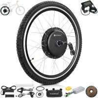Voilamart 29" Electric Bicycle Motor 1500W Rear Wheel EBike Conversion Kit with LCD