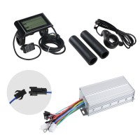 Voilamart 1500W Turn to LCD Display Electric Bicycle Conversion Kit Thumb Throttle