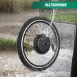 Voilamart 26" 48V 2000W Waterproof Electric Bike Bicycle Conversion Kit Rear Wheel with LCD