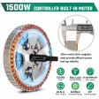 Voilamart 29" Waterproof Ebike Rear Wheel LCD Electric Bike Motor Conversion Kit (Twist Throttle)
