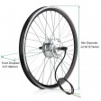 36V 250W 26" Front Brushless Gearless Hub Motor Wheel 