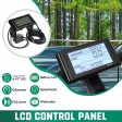 USED  26" 48V 1000W Electric Bicycle Conversion Kit Rear Wheel Speed Hub Motor LCD Meter