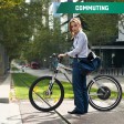 USED  26" 48V 1000W Electric Bicycle Conversion Kit Rear Wheel Speed Hub Motor LCD Meter