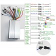 USED  26" 48V 1000W Electric Bicycle Conversion Kit Rear Wheel Speed Hub Motor LCD Meter