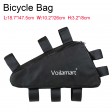 Voilamart Mountain Bike bicycle Battery Triangle Bag Tube Frame Case Storage MTB 47cm*41cm