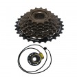 Voilamart 20" 48V 1000W Electric Bicycle Rear Wheel Conversion Kit Speed Hub Motor LCD Meter