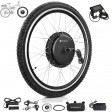 Voilamart 2000W 26" Electric Bicycle Conversion Kit Ebike Motor Cycling Hub Front Wheel with LCD (Twist Throttle)