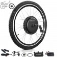 Voilamart 2000W 27.5" Electric Bicycle Conversion Kit Ebike Motor Cycling Hub Front Wheel (Thumb Throttle)
