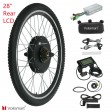 Voilamart 28" 48V 1000W Rear Wheel Electric Bicycle Conversion Kit Speed Hub Motor wth LCD Meter