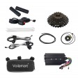 Voilamart 2000W 27.5" Electric Bicycle Conversion Kit Ebike Motor Cycling Hub Rear Wheel (Thumb Throttle)