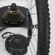 USED  26" 48V 1000W Electric Bicycle Conversion Kit Rear Wheel Speed Hub Motor LCD Meter