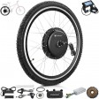 Voilamart 27.5" 48V 1000W Rear Wheel Electric Bicycle Bike Motor Conversion Kit Hub LCD Meter (Twist Throttle)