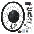Voilamart 72V 3000W 26" x 2.6 Electric Bicycle Conversion Kit 150mm Rear Dropout Ebike Motor Cycling Hub Rear Wheel with LCD (Twist Throttle)