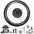 From UK, Controller-integtrated 26IN Ebike Rear Hub Motor Wheel Conversion Kit 48V 1500W, Waterproof Electric Bicycle Booster