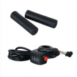 Voilamart 36V Thumb Handle Throttle Electric Bicycle  Bar Kit E-Bike Conversion-Only for the kit without LCD display.