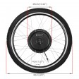 Voilamart Waterproof 48V 1000W 26" Front Wheel Electric Bicycle Conversion Kit with LCD Meter