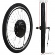 Voilamart Waterproof 48V 1000W 26" Front Wheel Electric Bicycle Conversion Kit with LCD Meter