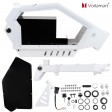 Voilamart Electric Bike Frame Steel for 48V 3000W-5000W Stealth Bomber Electric Bicycle DIY Kit E Bike Conversion kit-White