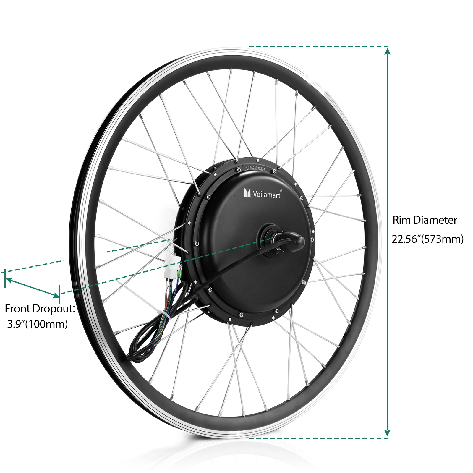 26inch 500W Front Ebike Motor Wheel