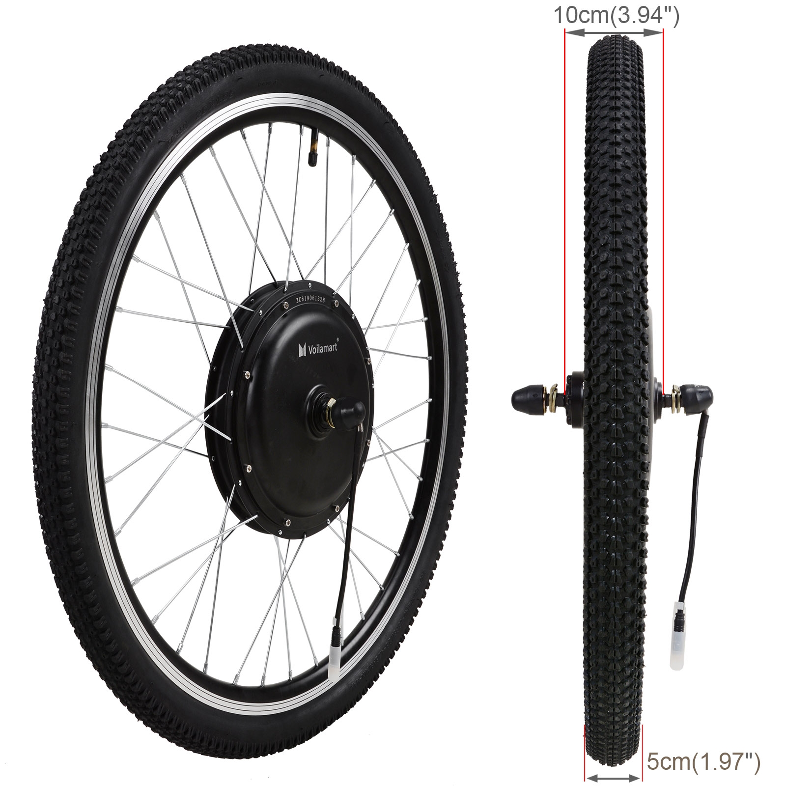 26inch 1000W Front Wheel